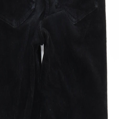 Womens UK Size 6 H&M Relaxed Fit  Black Trousers