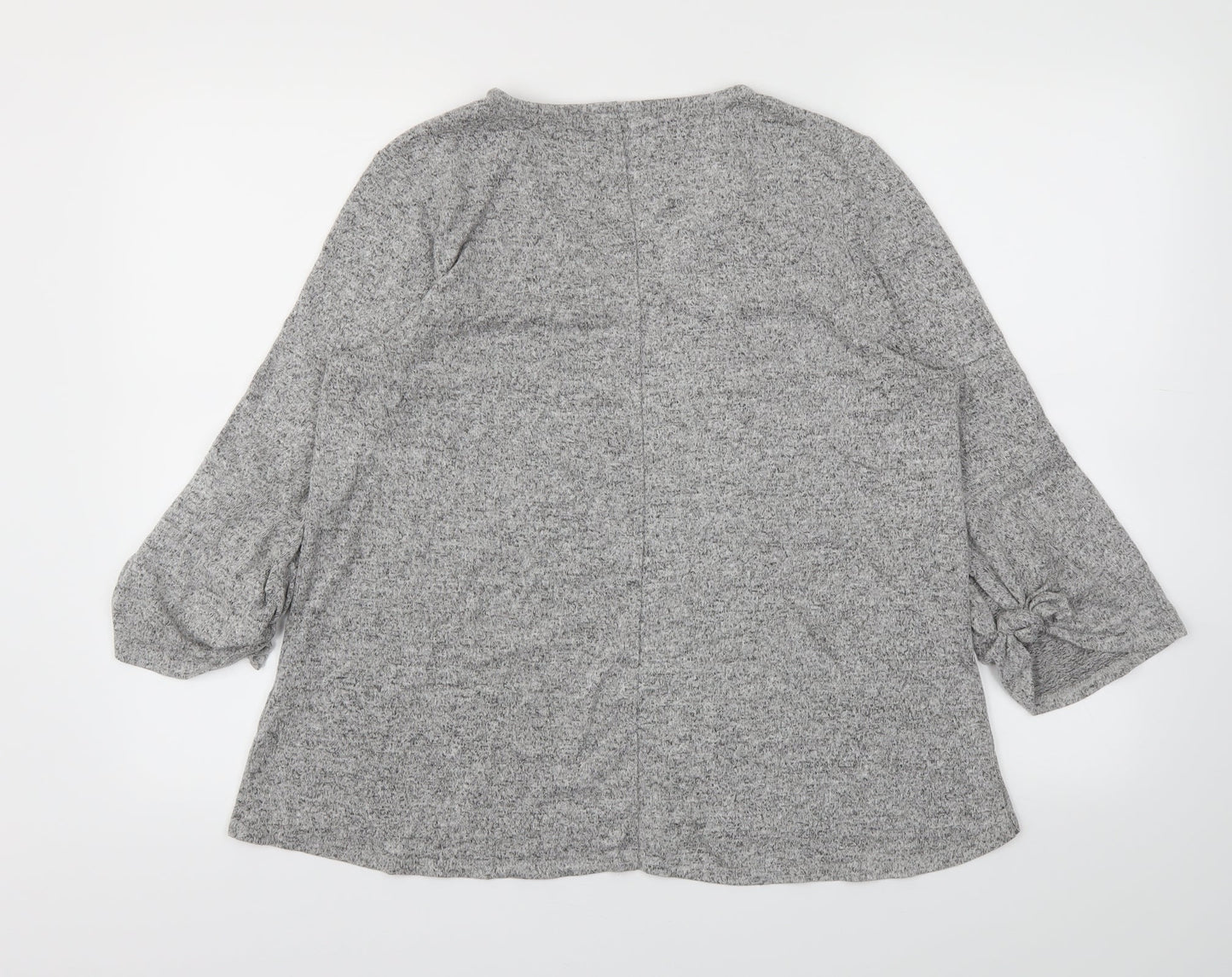 Womens UK Size M COIN 1804 Grey Basic T-Shirt