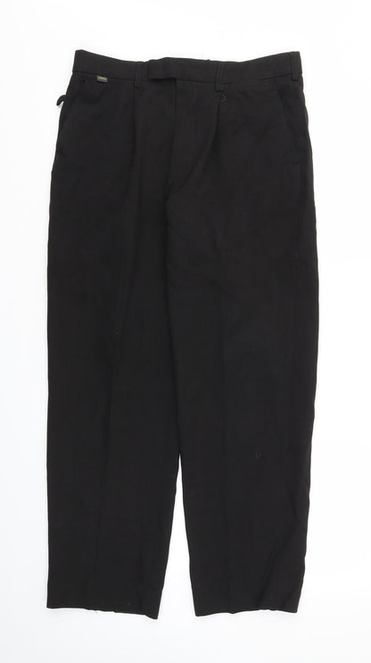 Dimensions Mens Black   Trousers  Size 32 L29 in