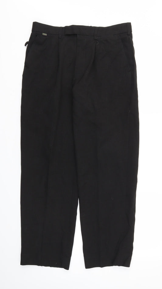 Dimensions Mens Black   Trousers  Size 32 L29 in