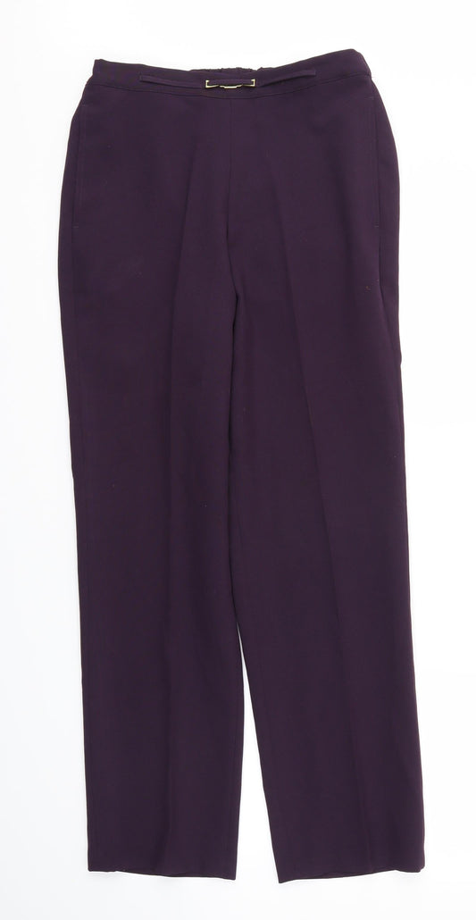 F&F Womens Purple   Trousers  Size 10 L29 in