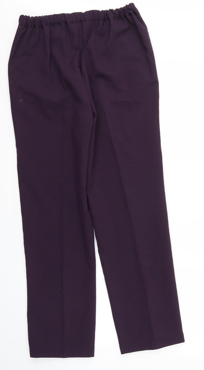 F&F Womens Purple   Trousers  Size 10 L29 in