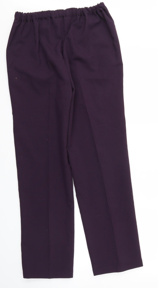 F&F Womens Purple   Trousers  Size 10 L29 in
