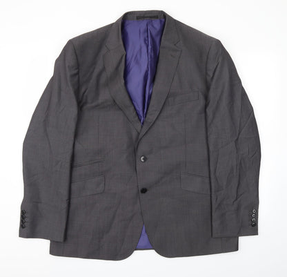 Mens UK Size 46 M&S Regular Grey Suit Jacket