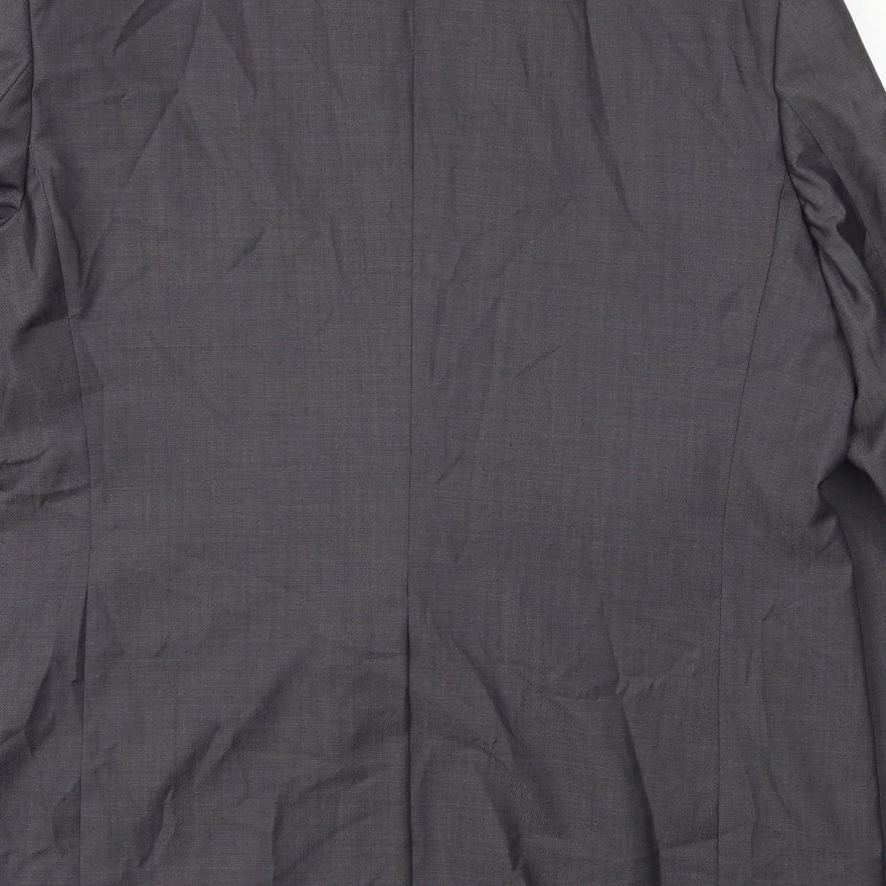 Mens UK Size 46 M&S Regular Grey Suit Jacket