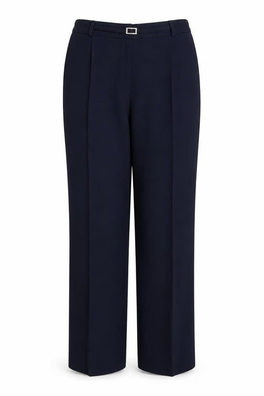 Womens UK Size 10 M&S Regular Fit  Blue Trousers
