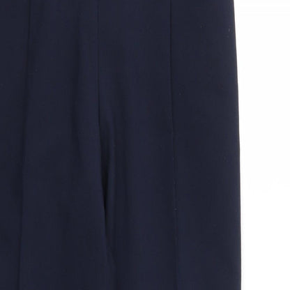 Womens UK Size 10 M&S Regular Fit  Blue Trousers