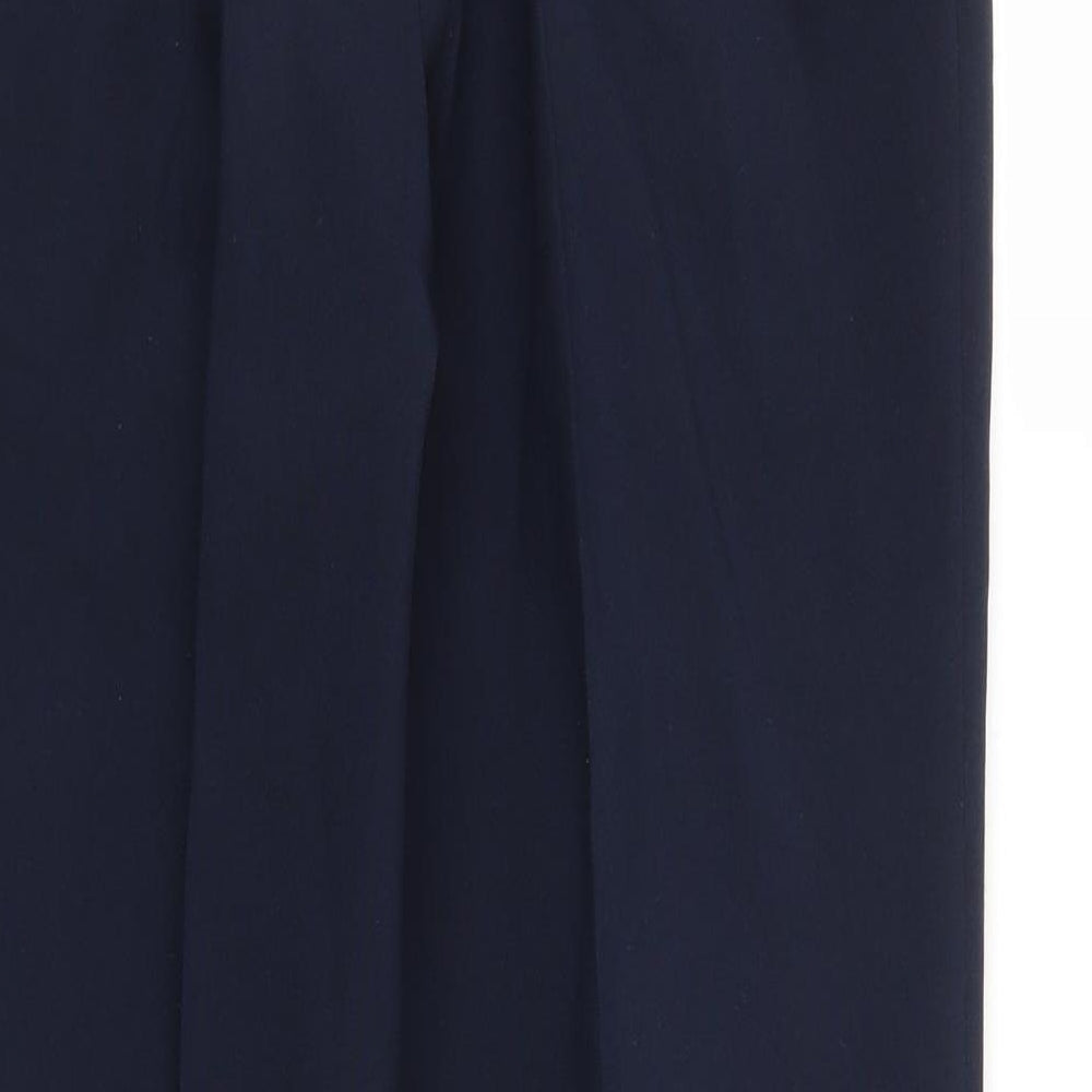 Womens UK Size 10 M&S Regular Fit  Blue Trousers