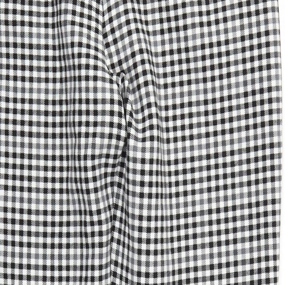 Womens UK Size 14 M&S Relaxed Fit  Black Trousers