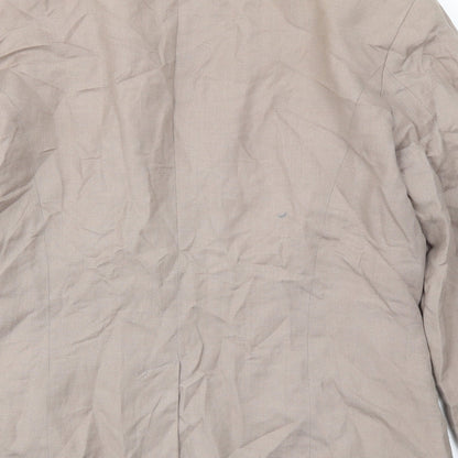 Hawkshed Womens Beige   Jacket Blazer Size 12