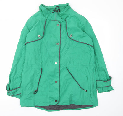 Newport Womens Green Paisley  Jacket Coat Size 12