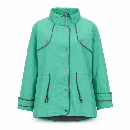 Newport Womens Green Paisley  Jacket Coat Size 12