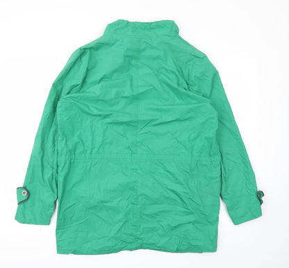 Newport Womens Green Paisley  Jacket Coat Size 12