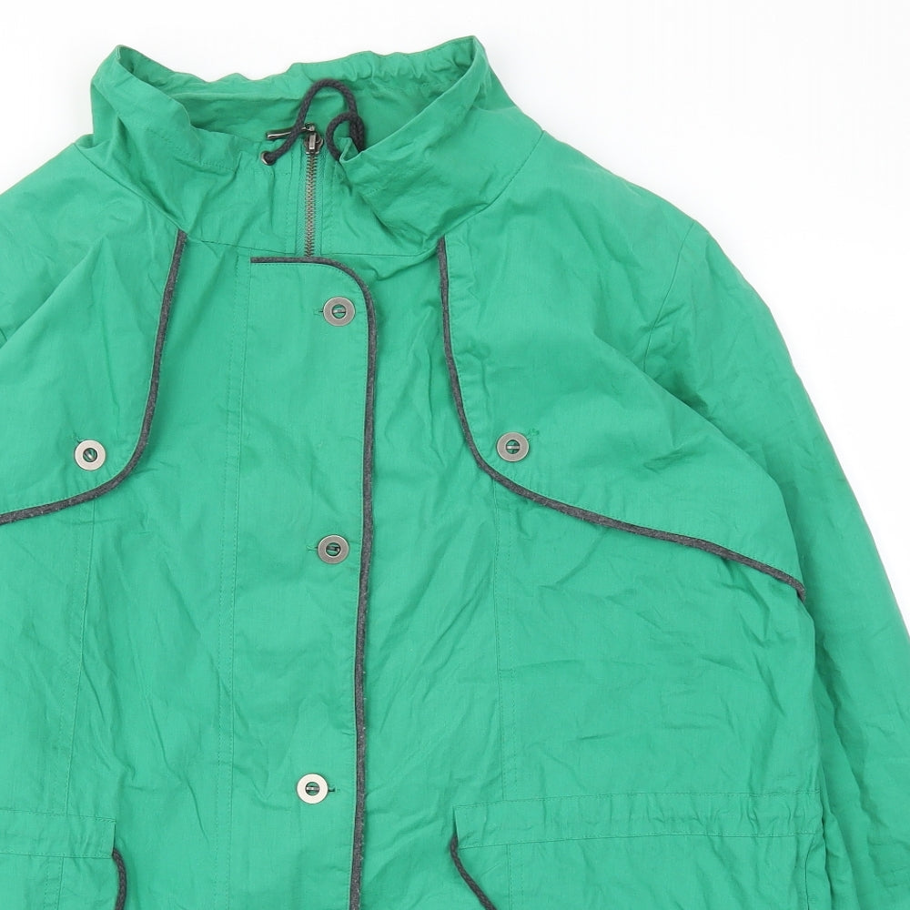 Newport Womens Green Paisley  Jacket Coat Size 12