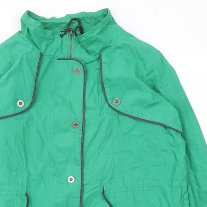 Newport Womens Green Paisley  Jacket Coat Size 12