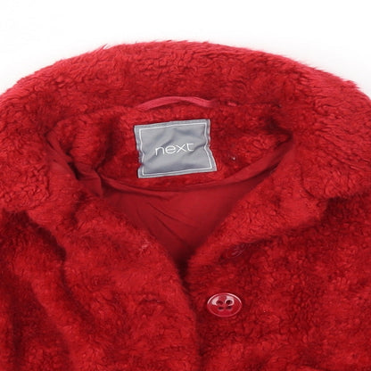NEXT Girls Red   Basic Jacket Jacket Size 12-18 Months
