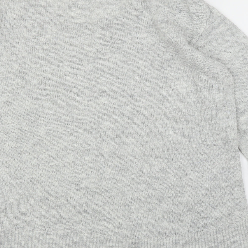 H&M Womens Grey   Pullover Jumper Size L