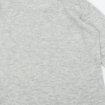 H&M Womens Grey   Pullover Jumper Size L
