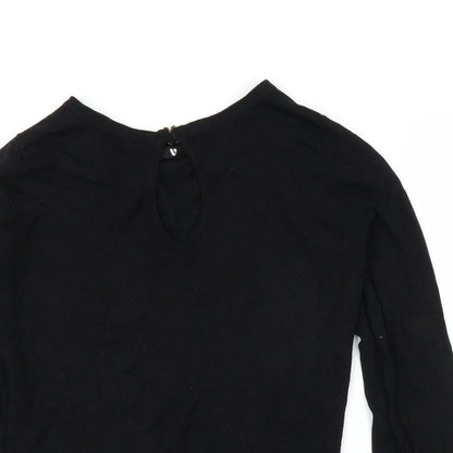 Very Womens Black   Pullover Jumper Size 10