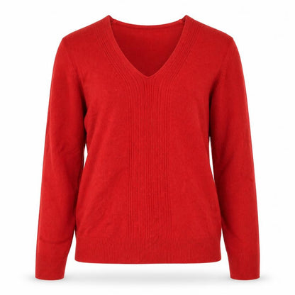 Debbie Morgan Womens Red   Pullover Jumper Size L