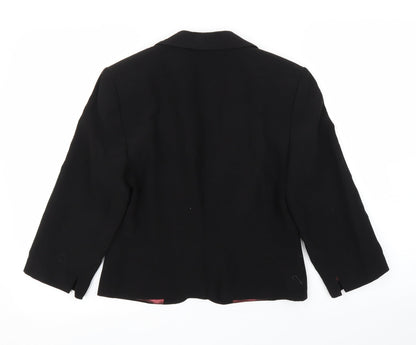 Womens UK Size 8 Preworn Black Jacket