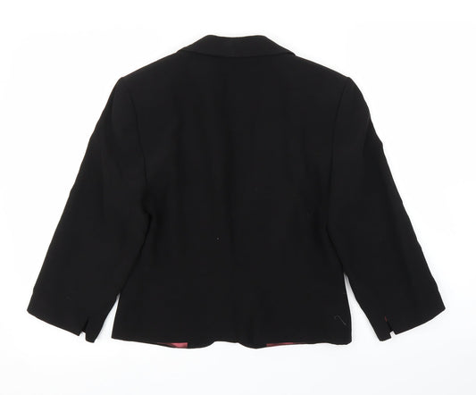 Womens UK Size 8 Preworn Black Jacket