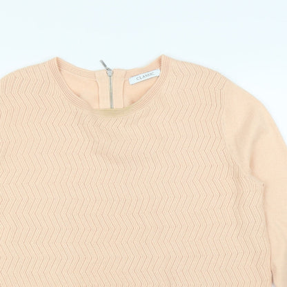 M&S Womens Pink   Pullover Jumper Size 12