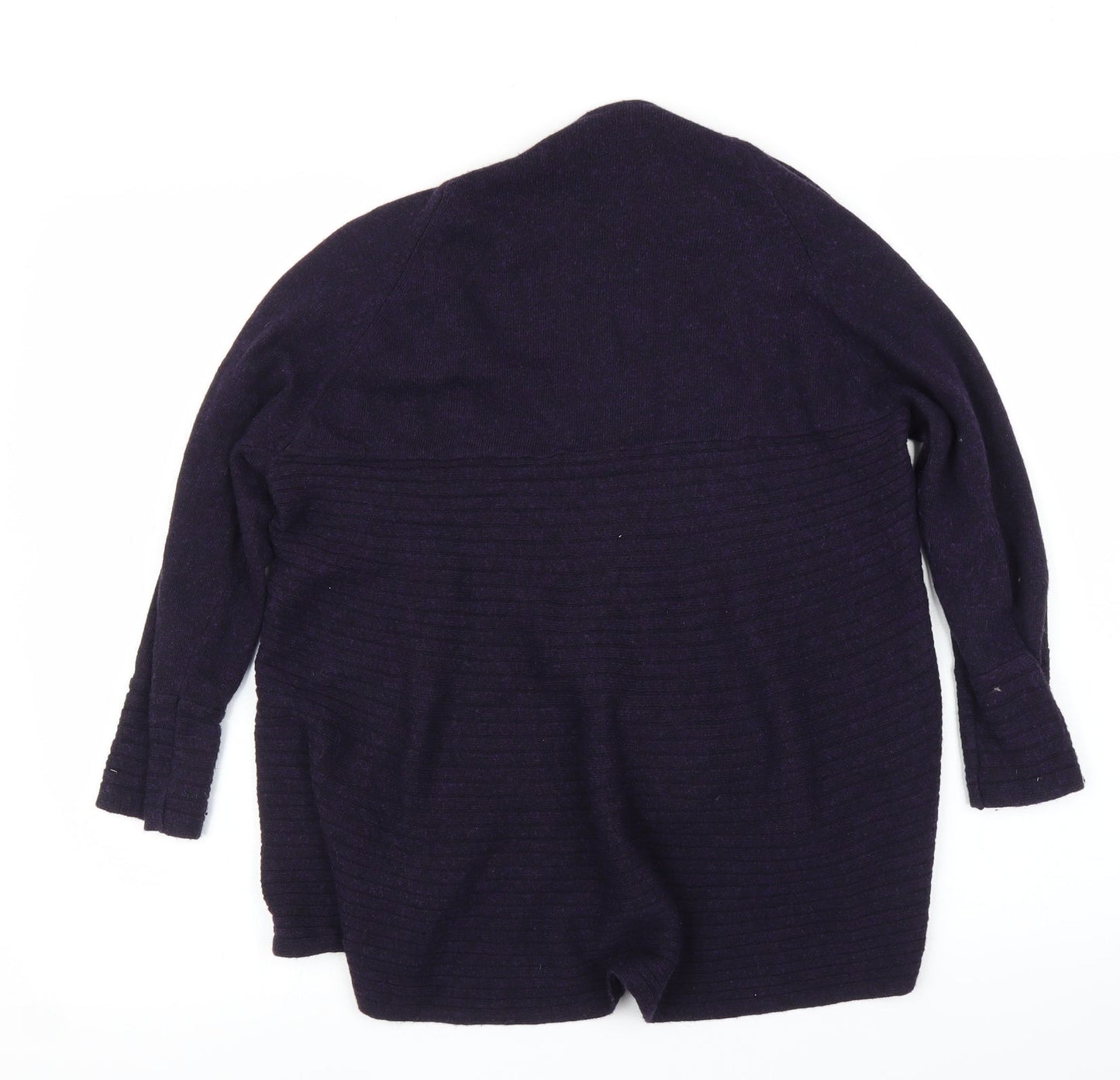 M&S Womens Purple   Cardigan Jumper Size 12