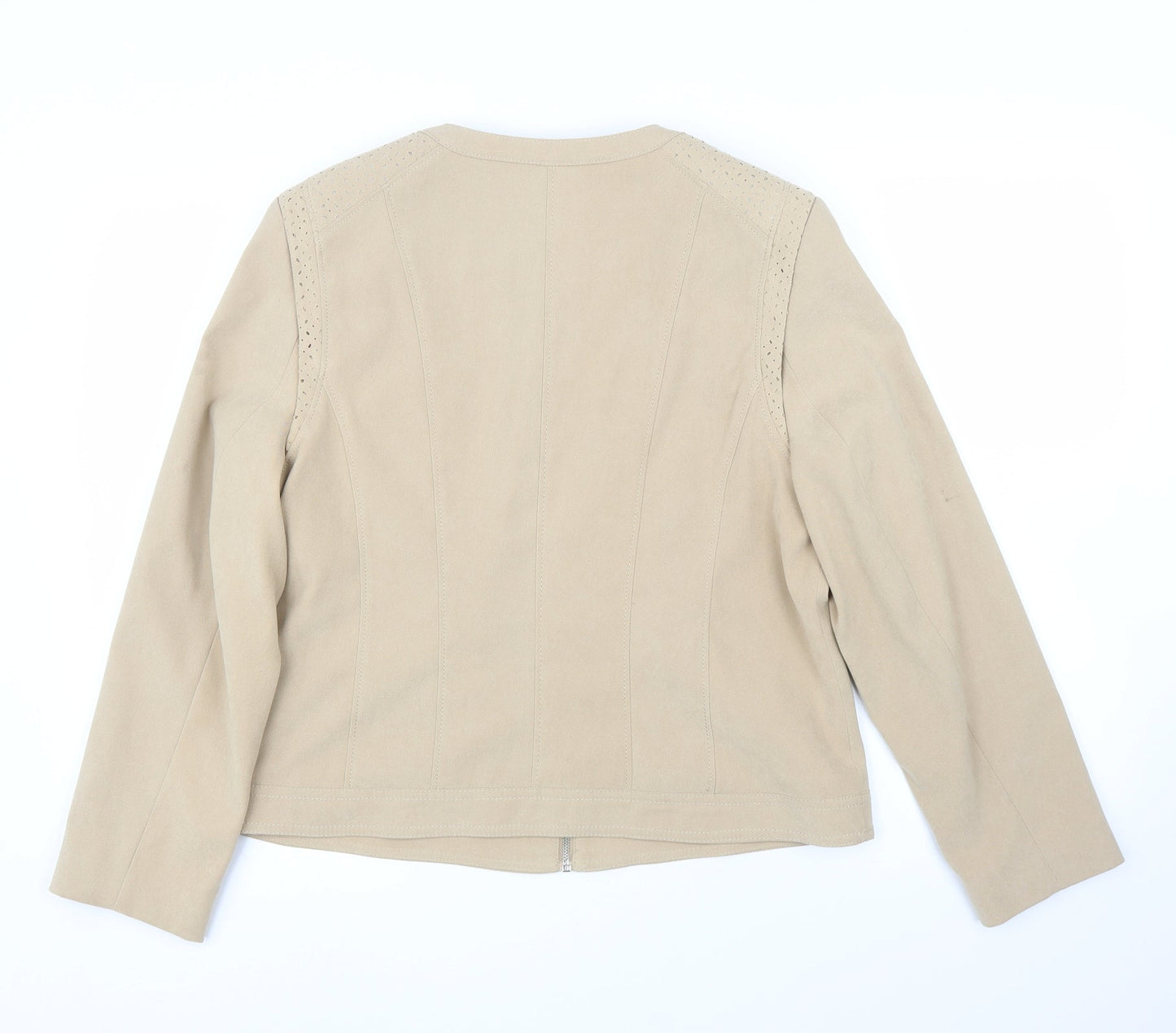 Womens UK Size 14 Bonmarché Beige Jacket
