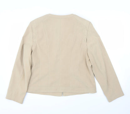 Womens UK Size 14 Bonmarché Beige Jacket