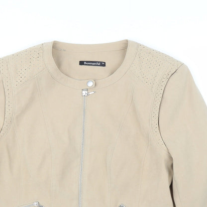 Womens UK Size 14 Bonmarché Beige Jacket