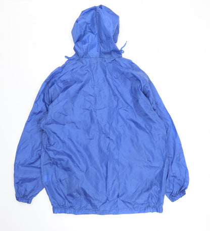 Womens UK Size 12 Isle Blue Rain Coat