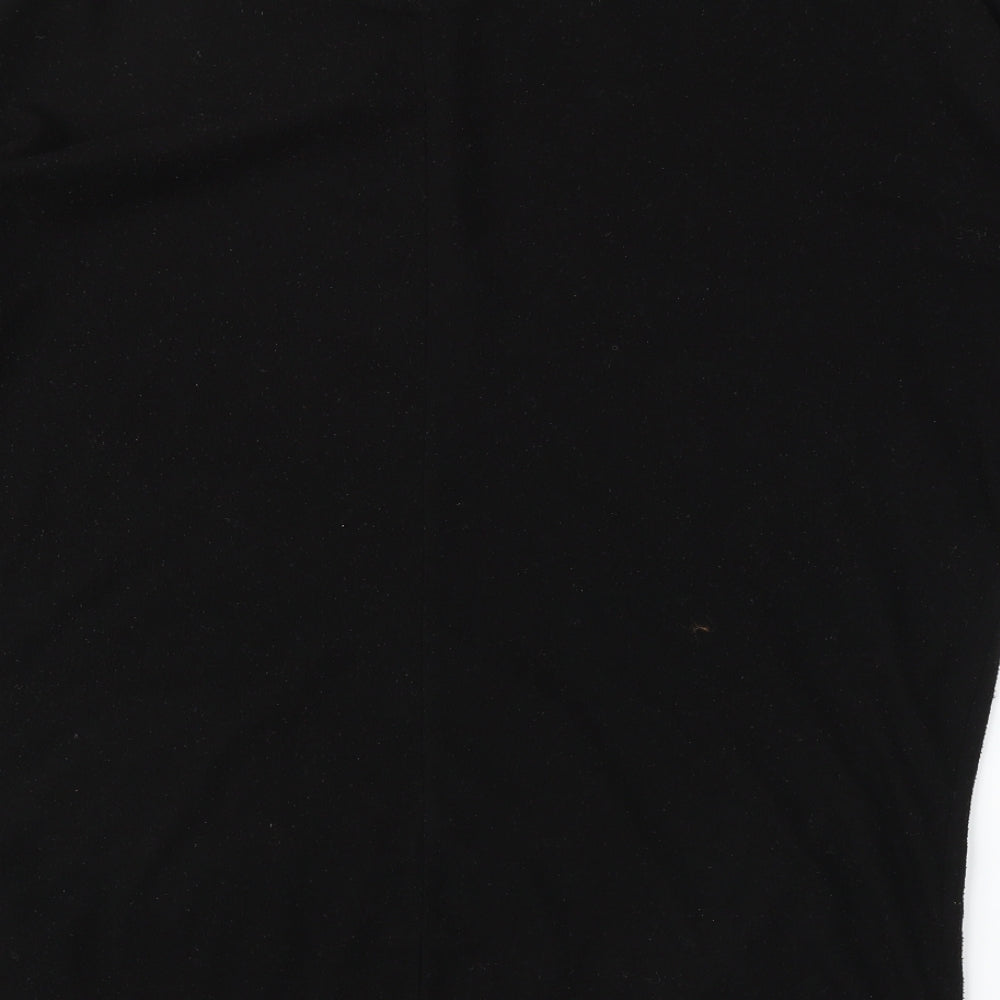 Womens UK Size XL Preworn Black Basic Blouse