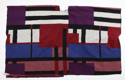 Primark Womens Multicoloured Geometric  Jacket Poncho One Size