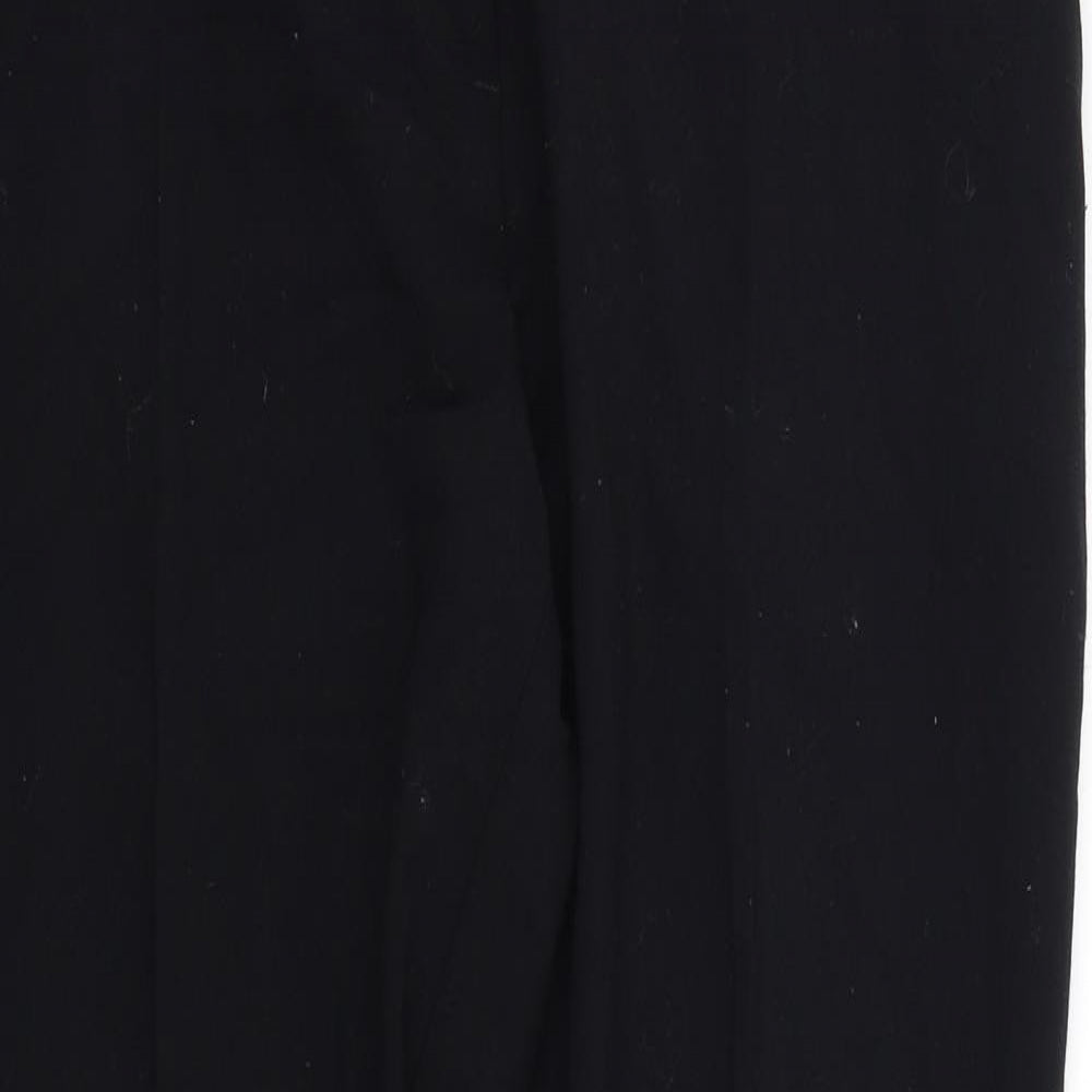 M&S Womens Black   Trousers  Size 12 L29 in