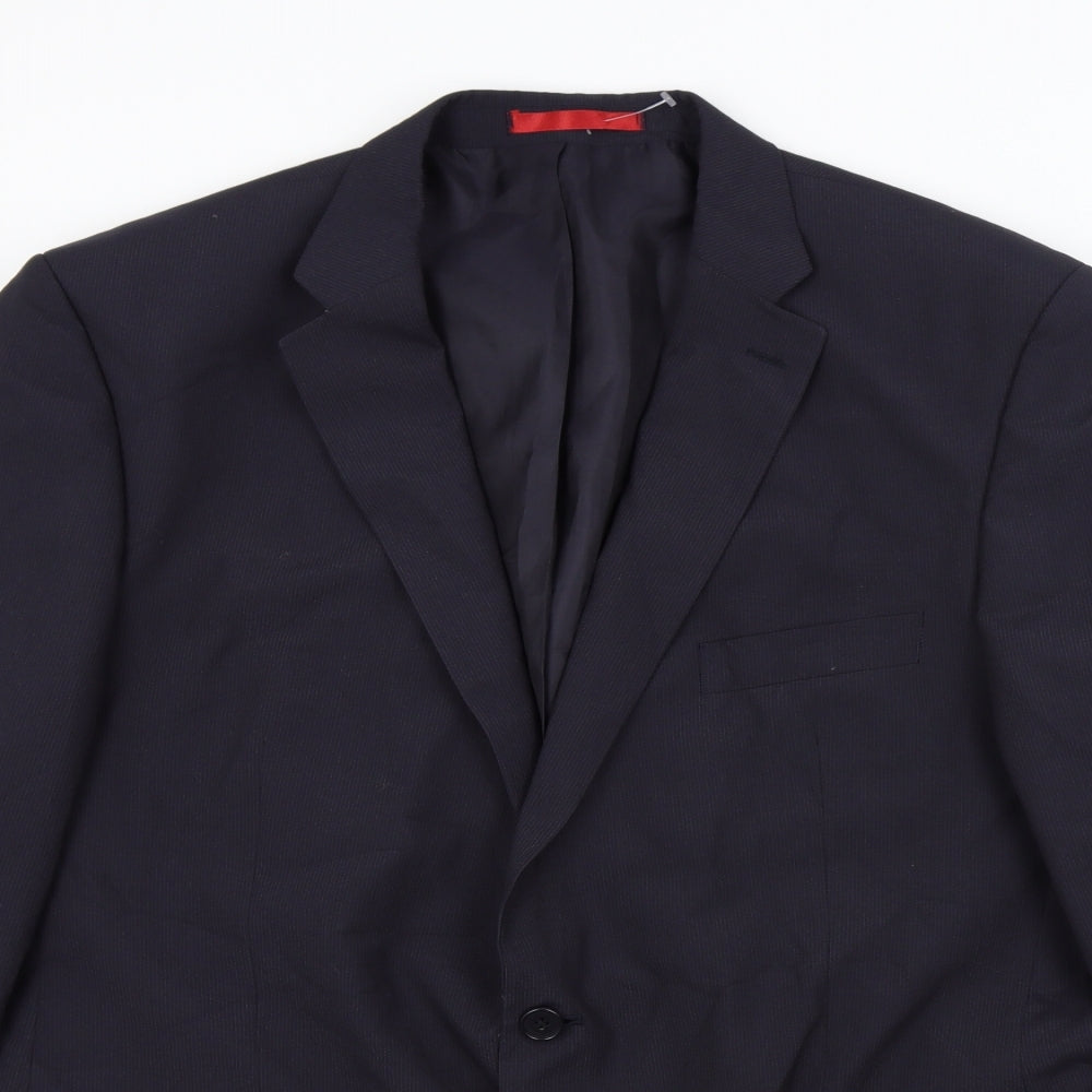 Mens UK Size 44 Burton Regular Blue Suit Jacket