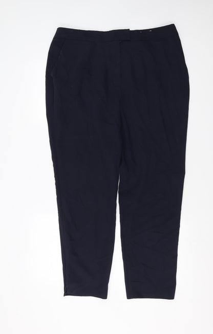 F&F Womens Blue   Trousers  Size 16 L28 in