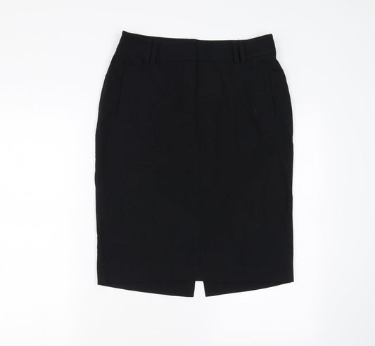 Marks and Spencer Womens Black   Straight & Pencil Skirt Size 10