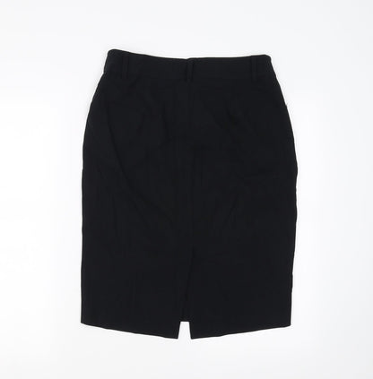 Marks and Spencer Womens Black   Straight & Pencil Skirt Size 10