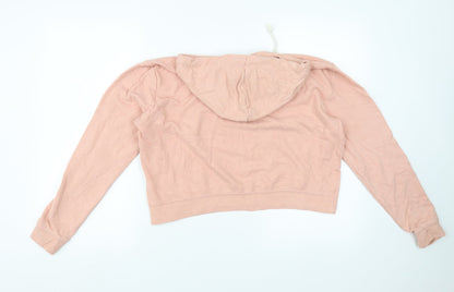Primark Womens Pink   Pullover Hoodie Size M  - cropped