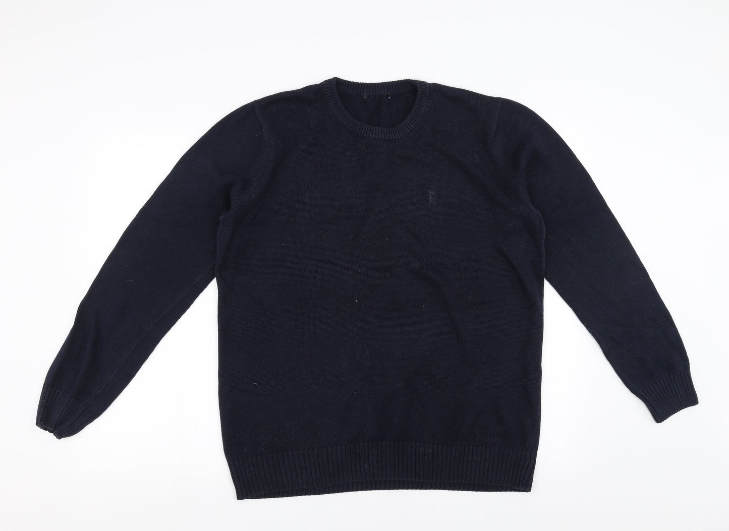 Easy Mens Blue   Pullover Jumper Size L