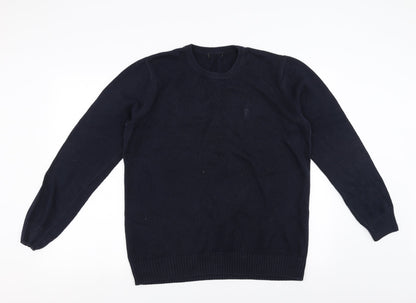 Easy Mens Blue   Pullover Jumper Size L