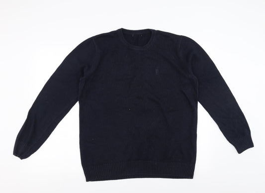 Easy Mens Blue   Pullover Jumper Size L