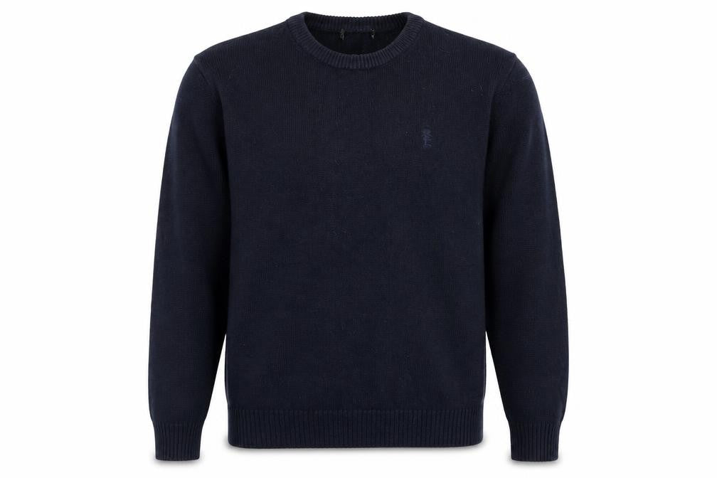 Mens UK Size L Easy Blue Pullover Jumper