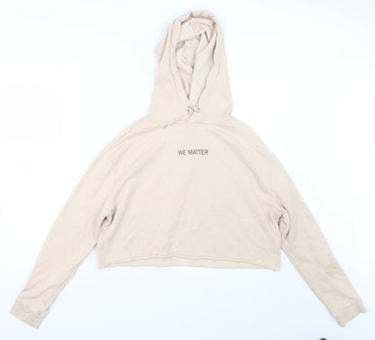 Divided by H&M Womens Beige   Pullover Hoodie Size M