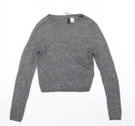 Divided by H&M Womens Grey  Knit Pullover Jumper Size S