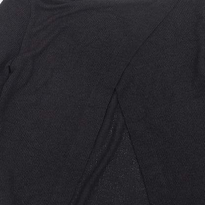 H&M Womens Black  Knit Pullover Jumper Size M