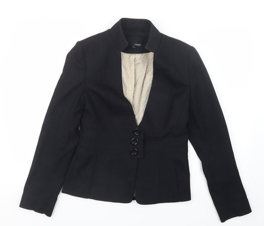 Womens UK Size 10 NEXT Black Jacket