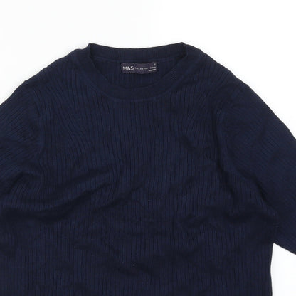 Marks & Spencer Womens Blue   Pullover Jumper Size 12