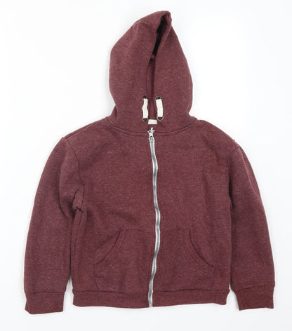 Primark Boys Red   Full Zip Hoodie Size 6-7 Years